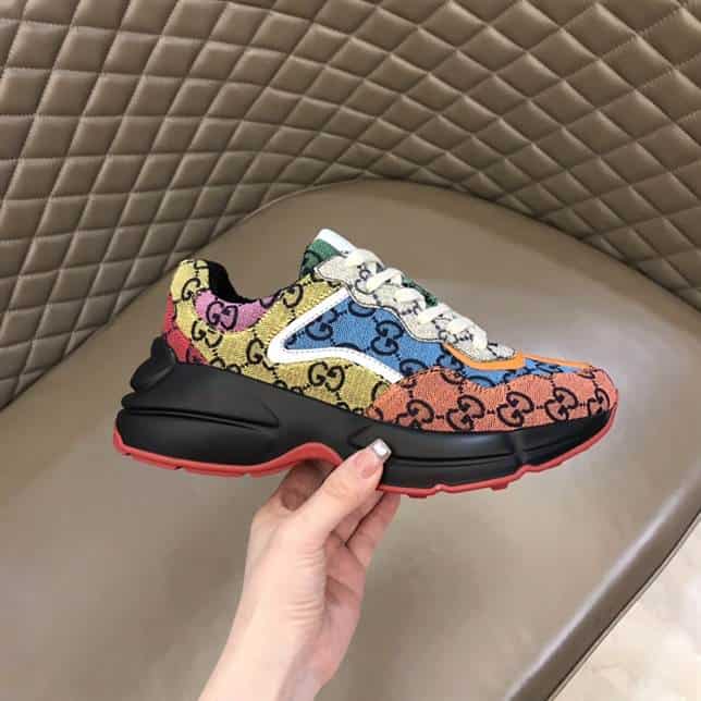 Men s Rhyton GG Multicolor sneaker   GC93