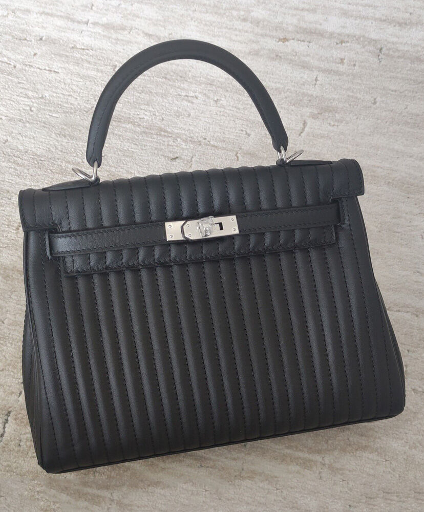 Hermes Mille Gateaux Kelly Swift 25 Black