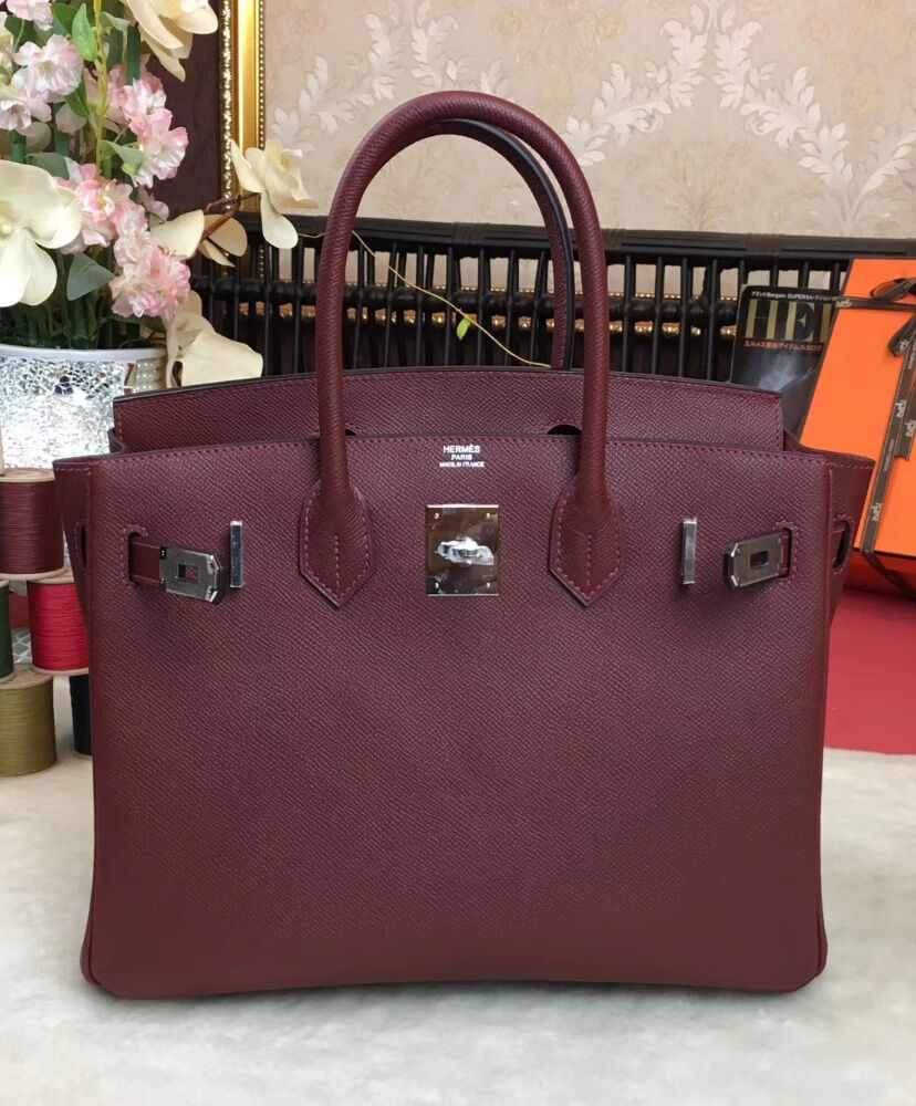 Hermes Birkin 30 Epsom Leather Mauve