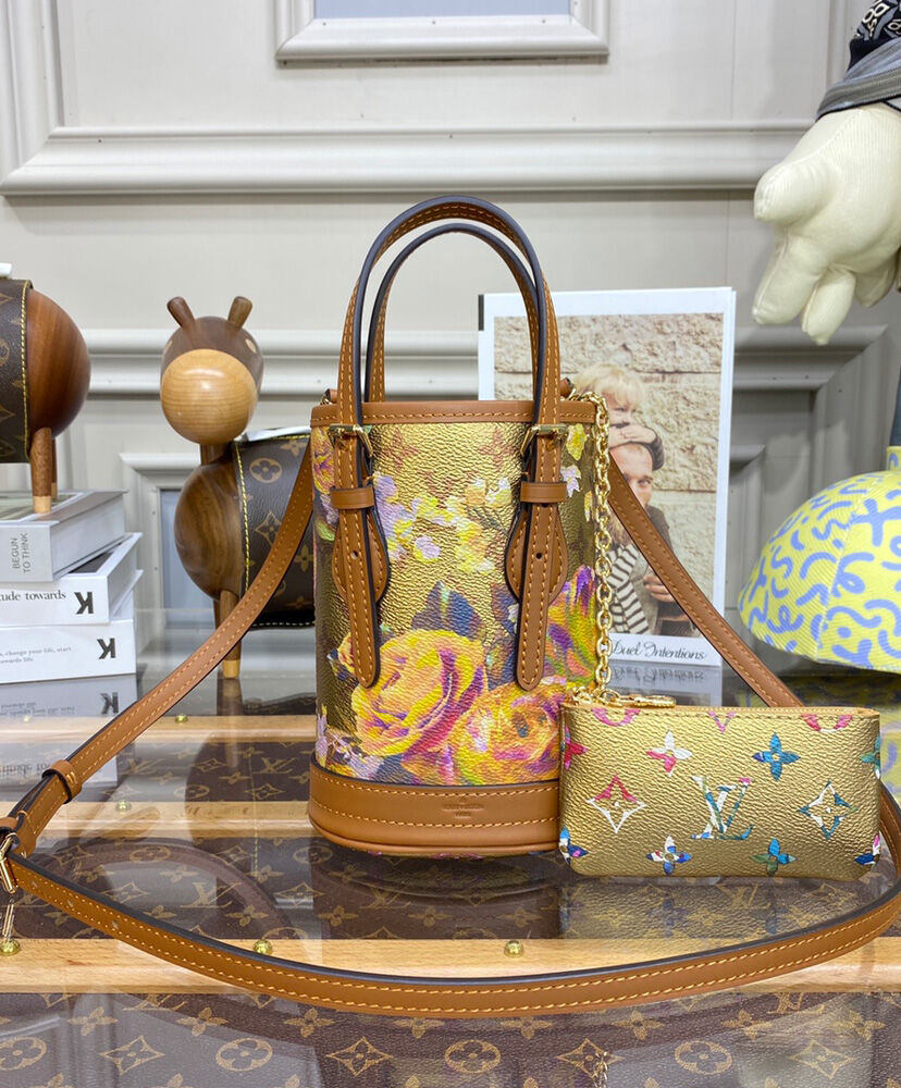 Louis Vuitton Nano Bucket M81724 Coffee