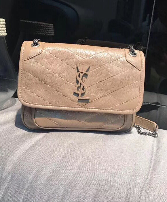 Saint Laurent Baby Niki Chain Bag 5330370 Apricot