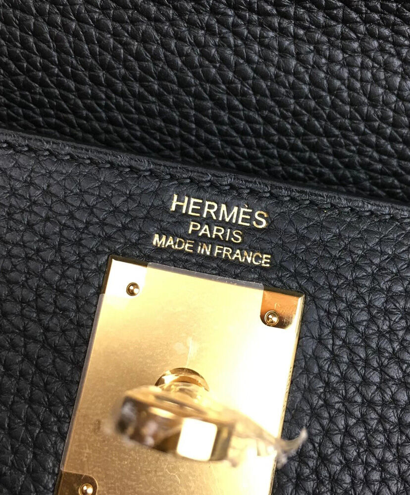 Hermes Kelly Bag 28 Togo Leather Black