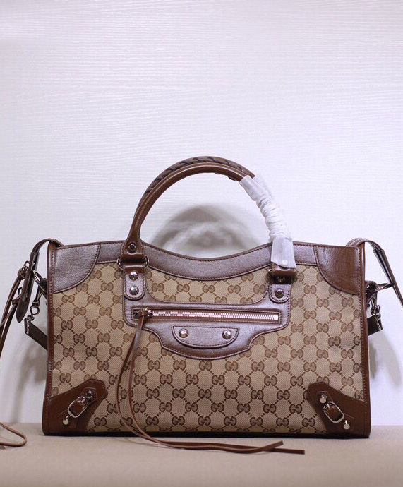 Gucci The Hacker Project Medium Neo Classic Bag 68169 Dark Coffee