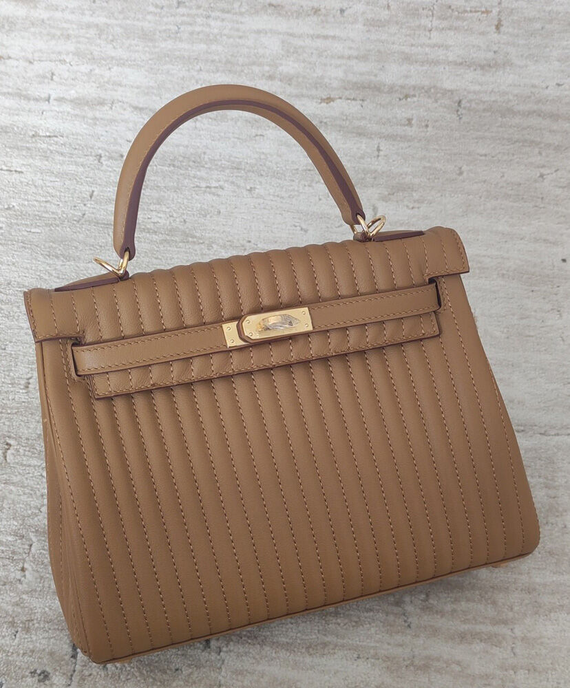 Hermes Mille Gateaux Kelly Swift 25 Coffee