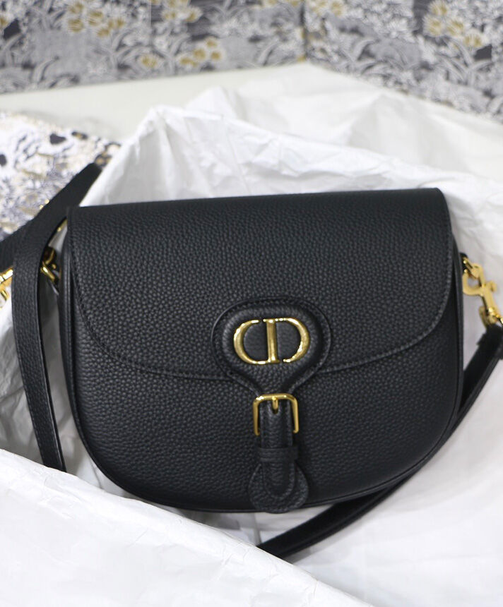 Christian Dior Medium Dior Bobby Bag Black