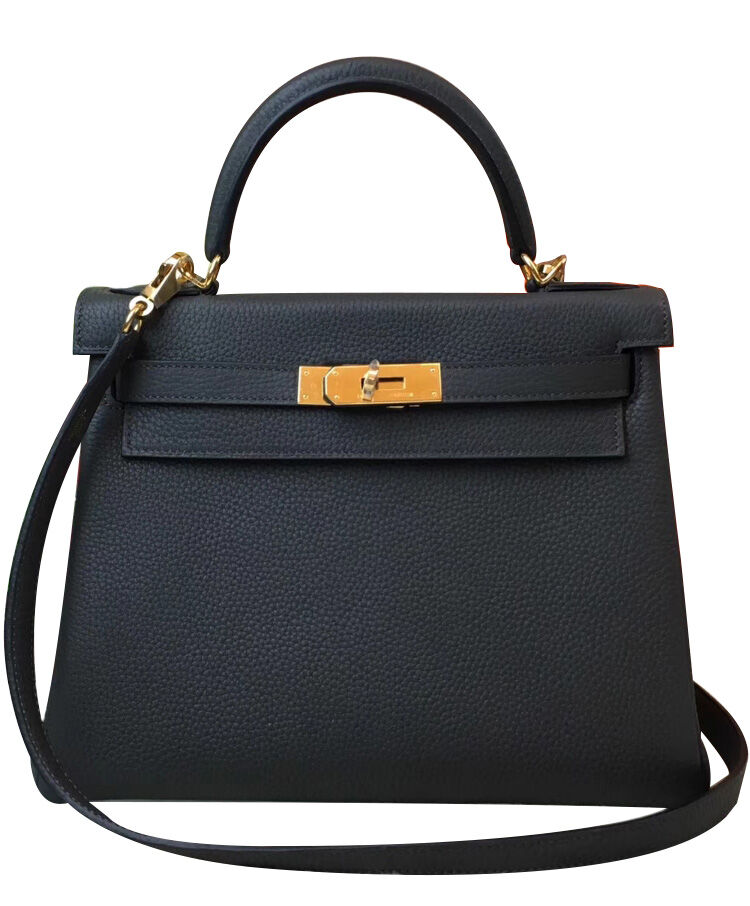 Hermes Kelly Bag 32 Togo Leather Black
