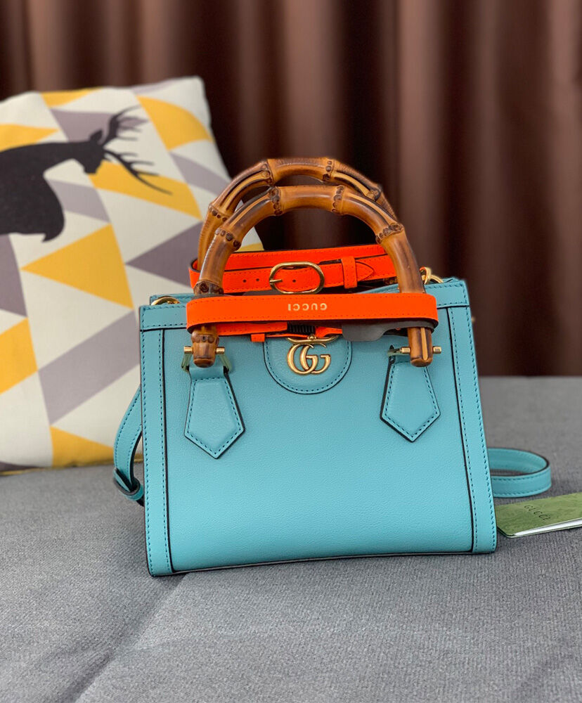 Gucci Diana Mini Tote Bag 655661 Blue