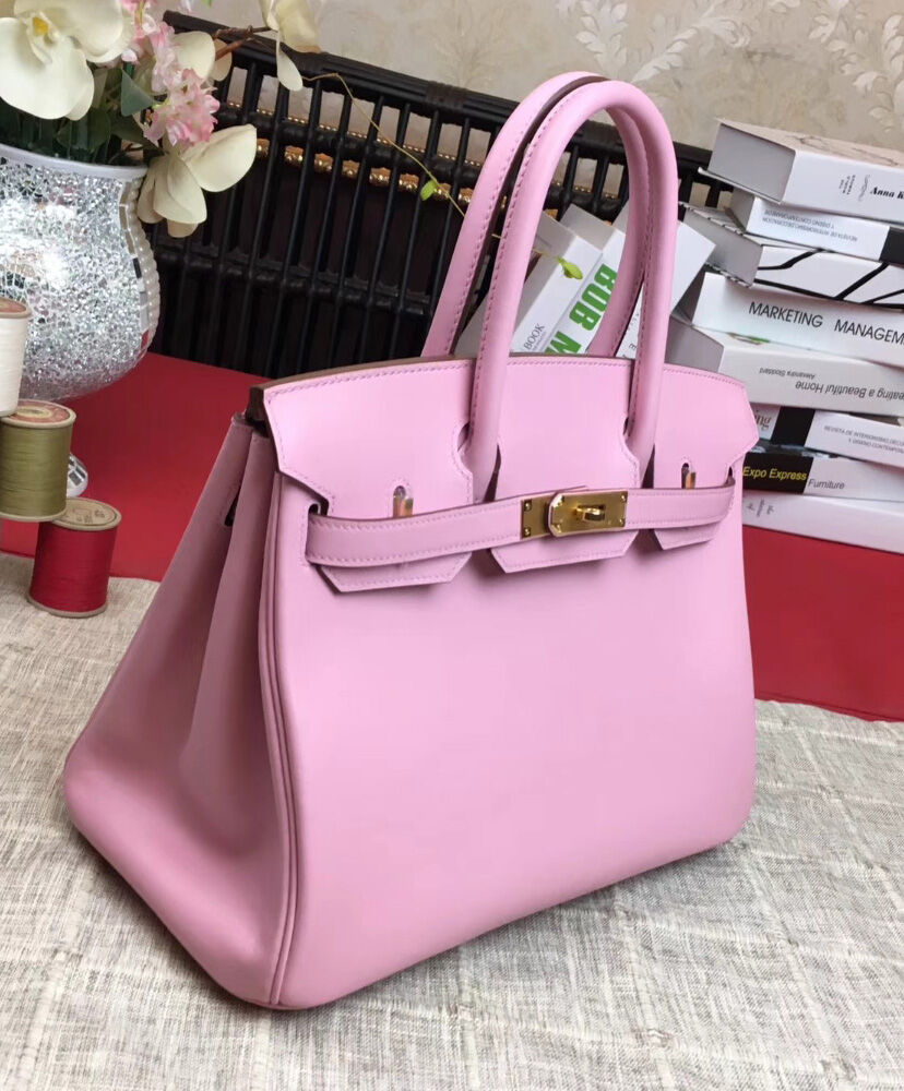 Hermes Birkin 30 Swift Leather Pink