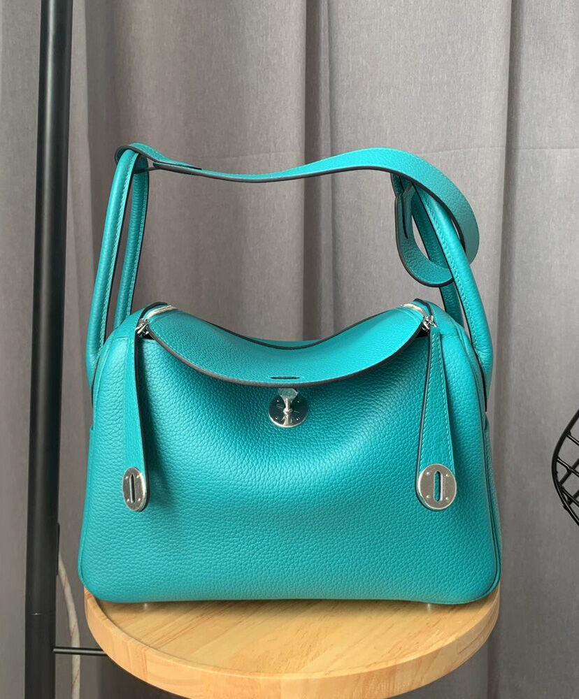 Hermes Linda Bag 26 Togo Leather Light Green