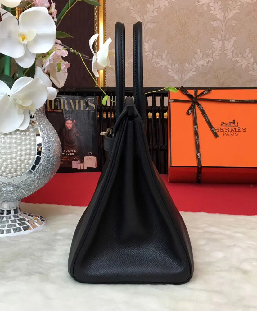 Hermes Birkin 30 Epsom Leather Black