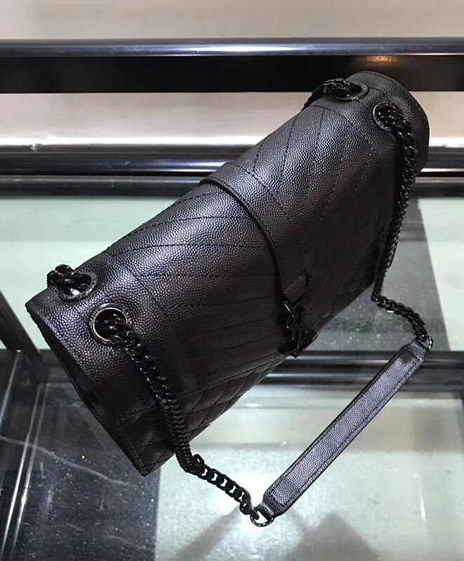 Saint Laurent Envelope Medium Bag 487206 Black