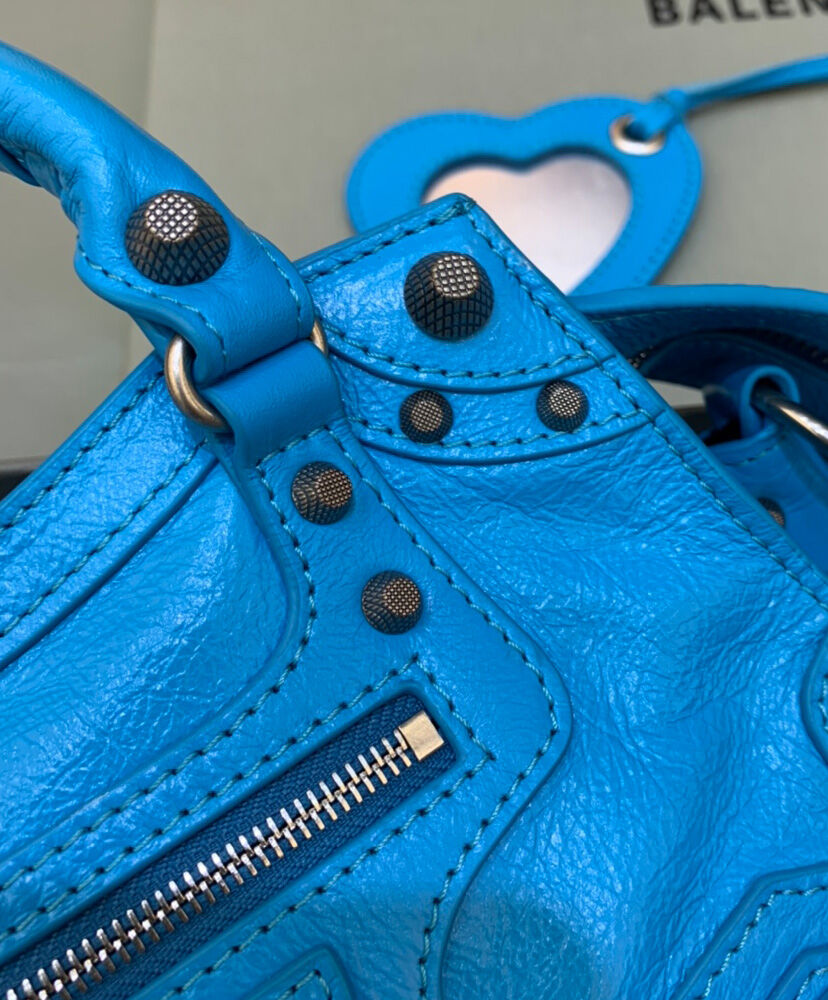 Balenciaga Neo Cagole XS Handbag Blue