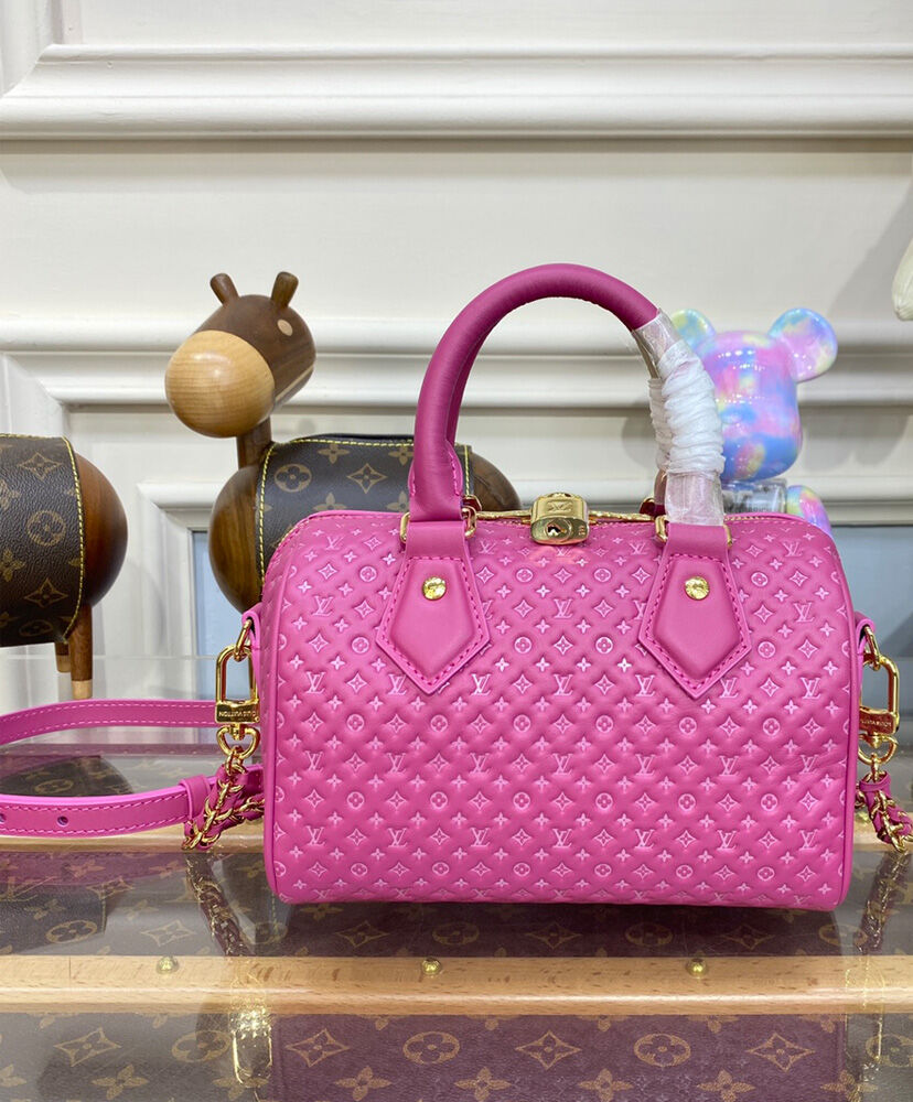 Louis Vuitton Speedy Bandouliere 20 M22286 M22595 Peachblow