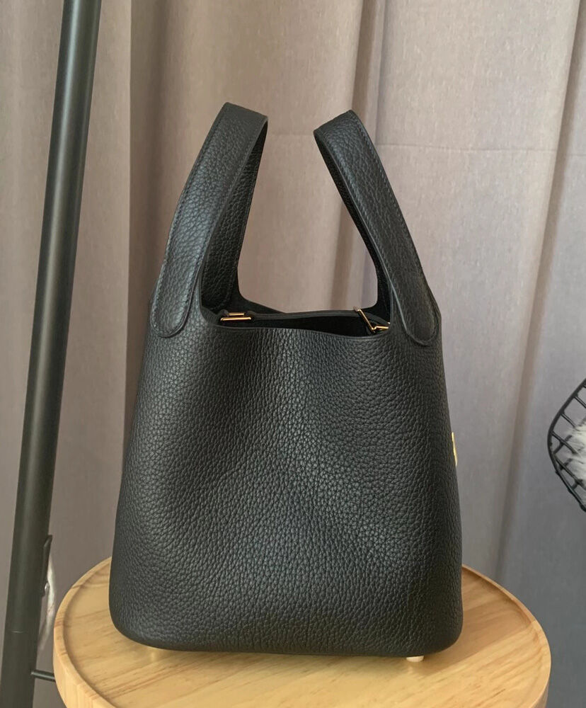 Hermes Picotin Lock Bag 22cm Black