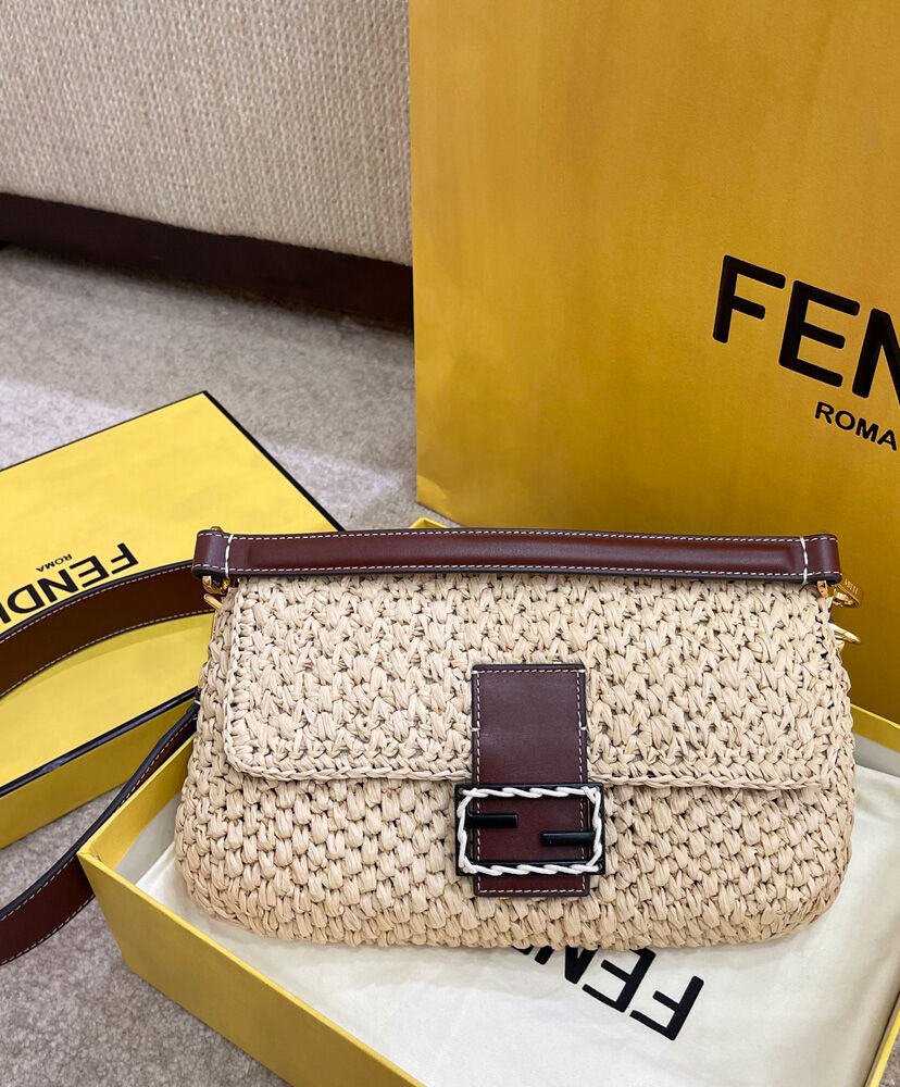 Fendi Baguette 8BR600 Coffee