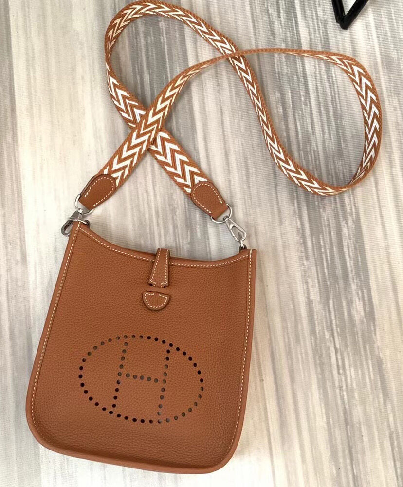 Hermes Evelyne 16 Amazone Bag Coffee