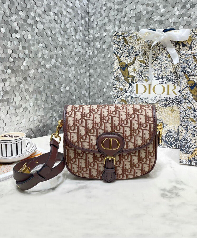 Christian Dior Medium Dior Bobby Bag Coffee