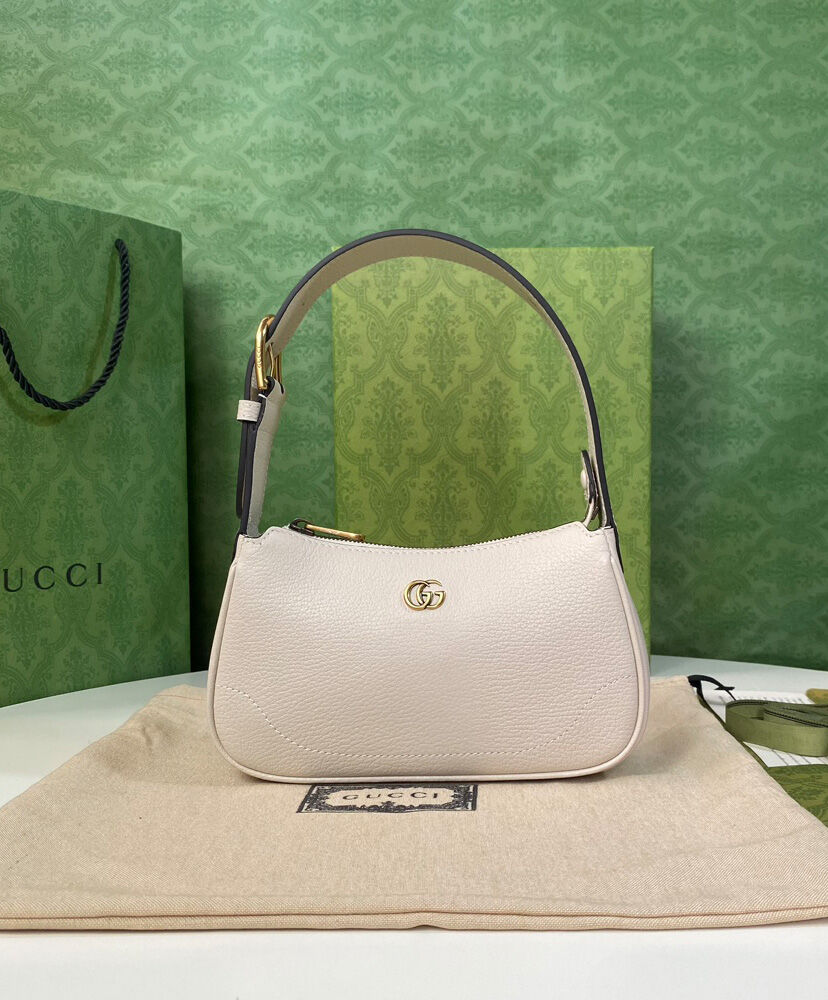 Gucci Aphrodite Shoulder Bag With Double G 739076 Cream