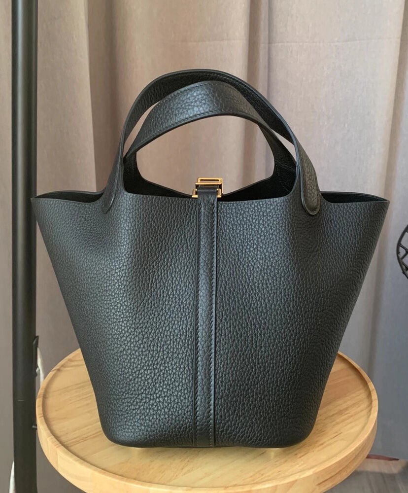 Hermes Picotin Lock Bag 22cm Black