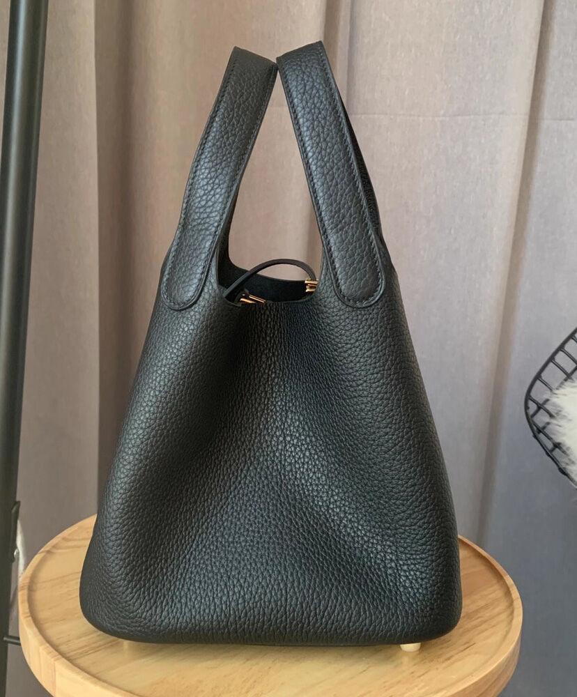 Hermes Picotin Lock Bag 22cm Black
