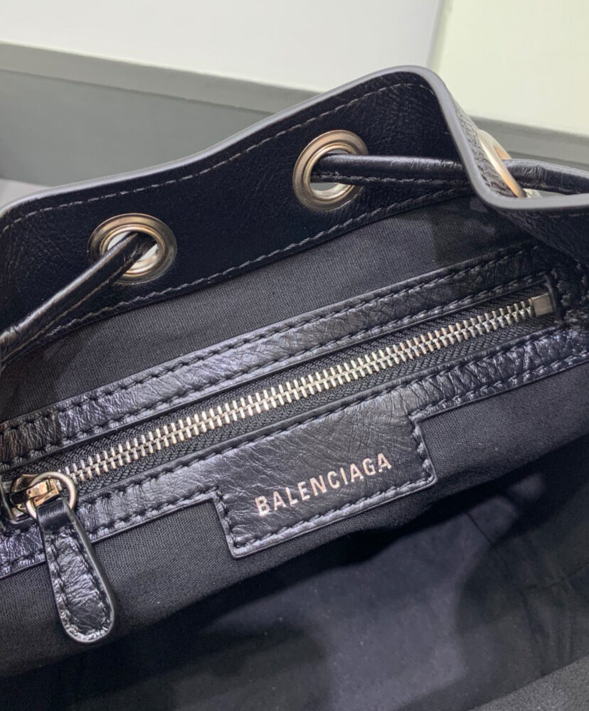 Balenciaga Le Cagole XS Bucket Bag Black