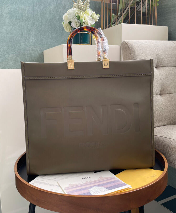 Fendi Sunshine Shopper 8BH372 Green