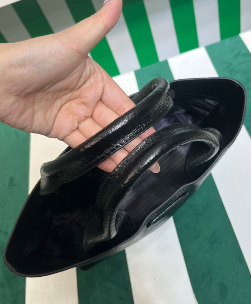 Prada Leather Shopping Bag 1BG440 Black