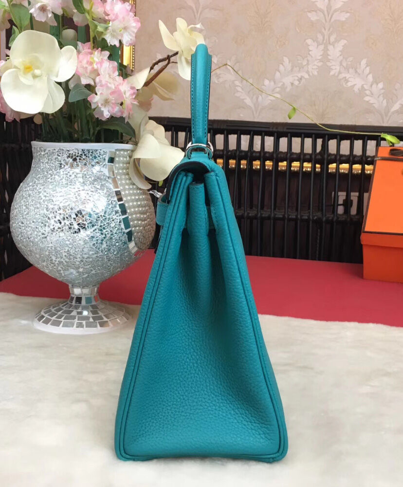 Hermes Kelly Bag 28 Togo Leather Dark Blue