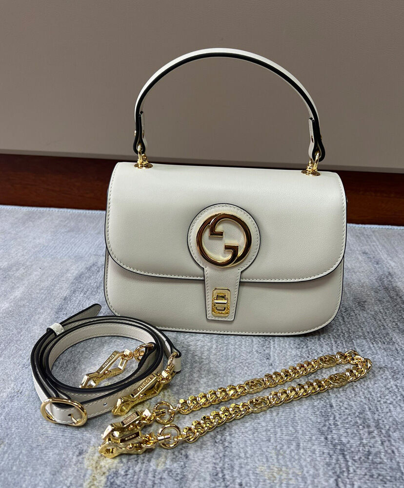 Gucci Blondie Top-handle Bag 735101 Cream