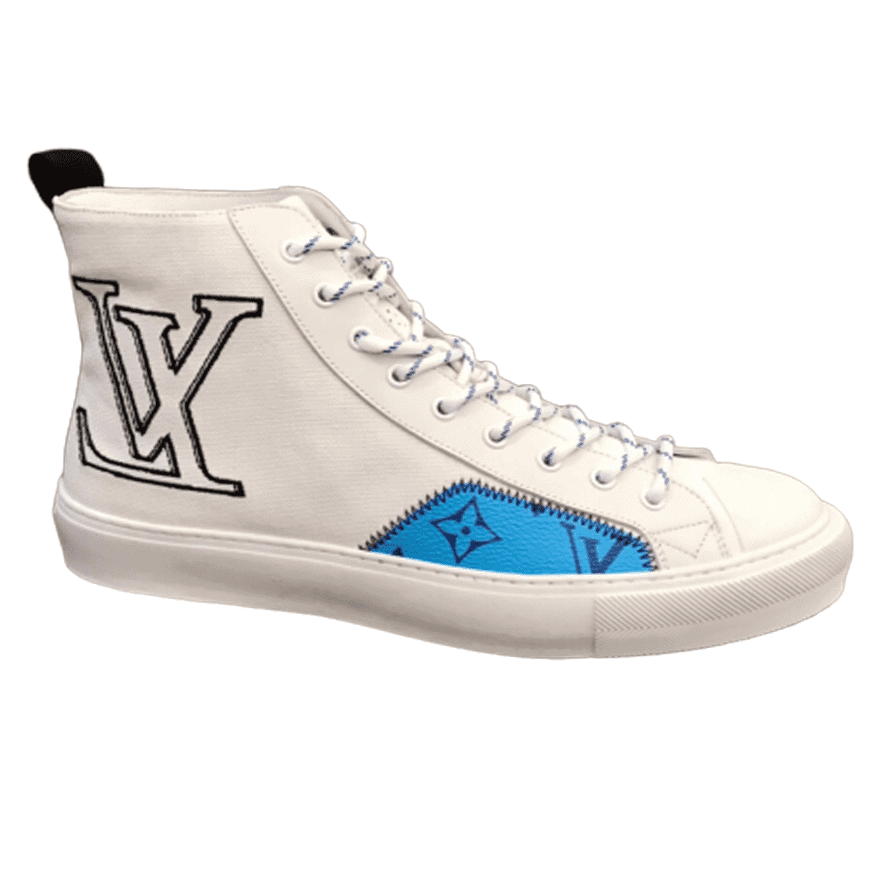 LOUIS VUITTON TATTOO HIGH TOP WHITE SNEAKER   LV76