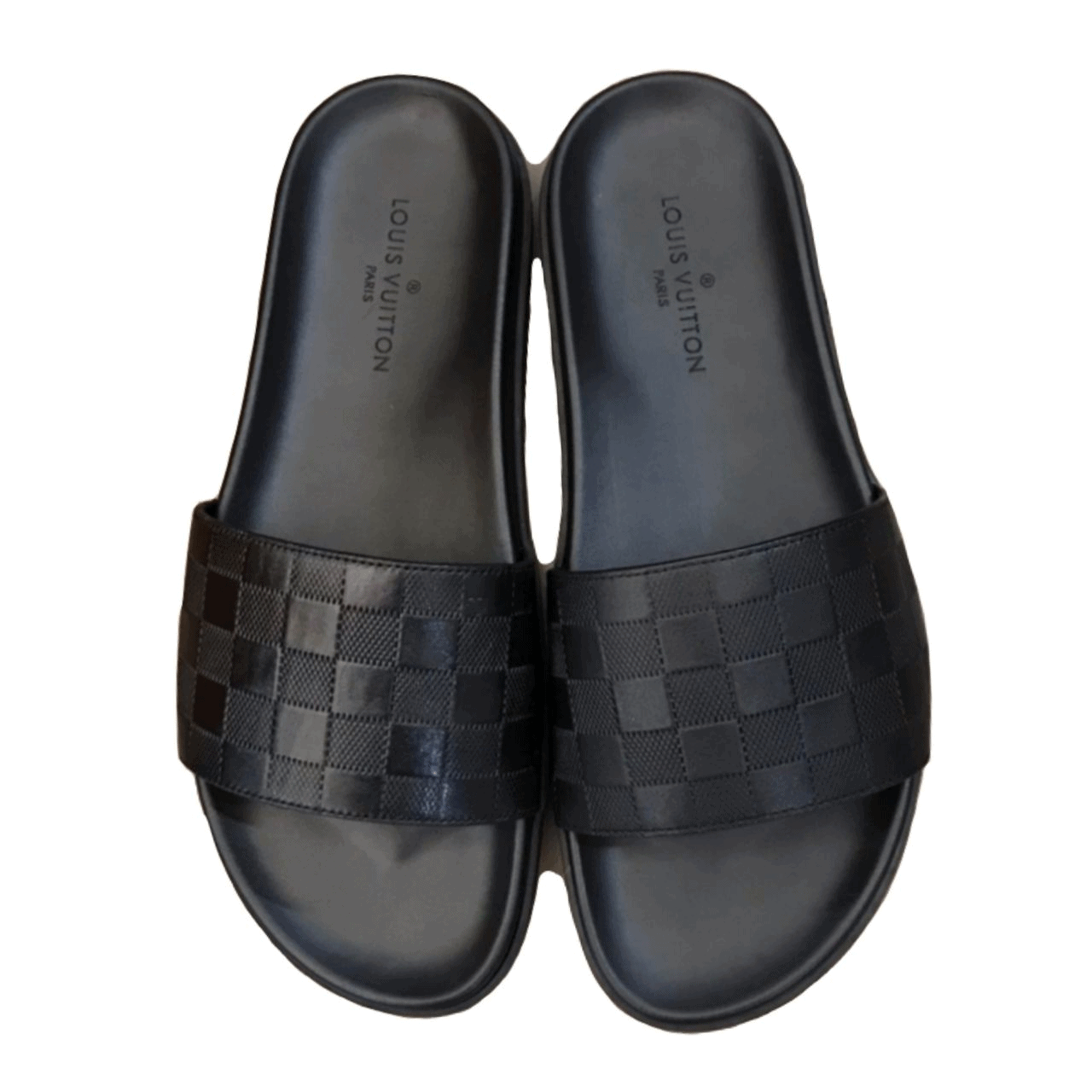 LOUIS VUITTON DAMIER SLIDES   LVS42