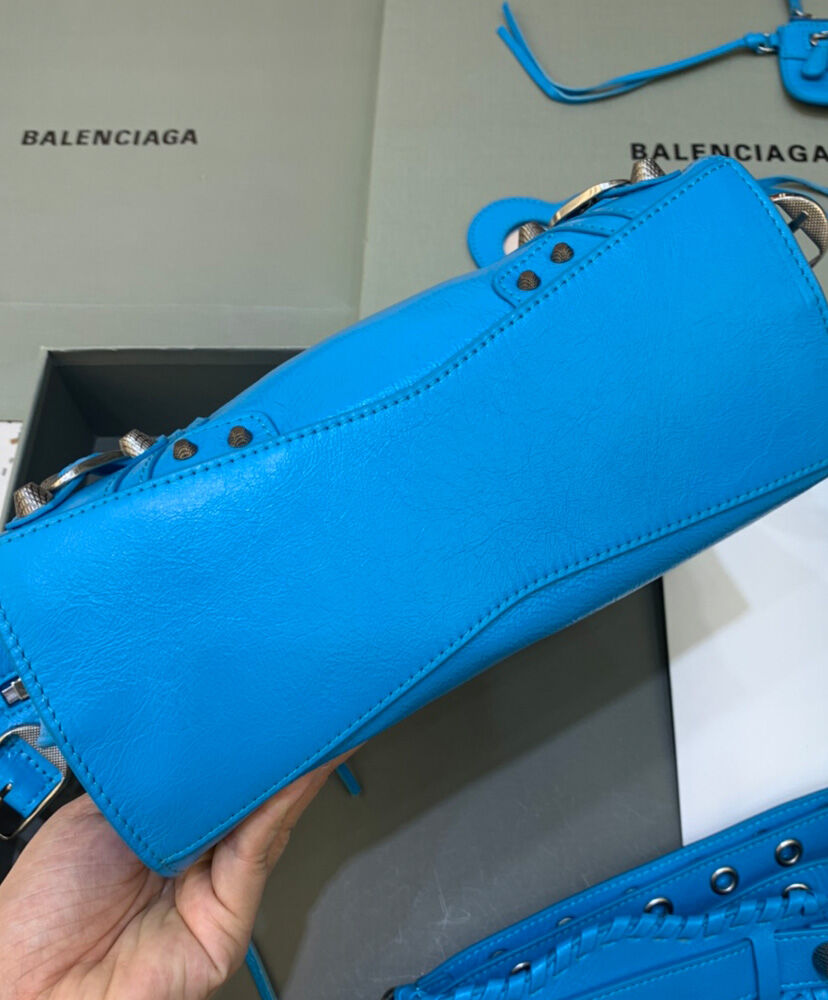 Balenciaga Neo Cagole XS Handbag Blue