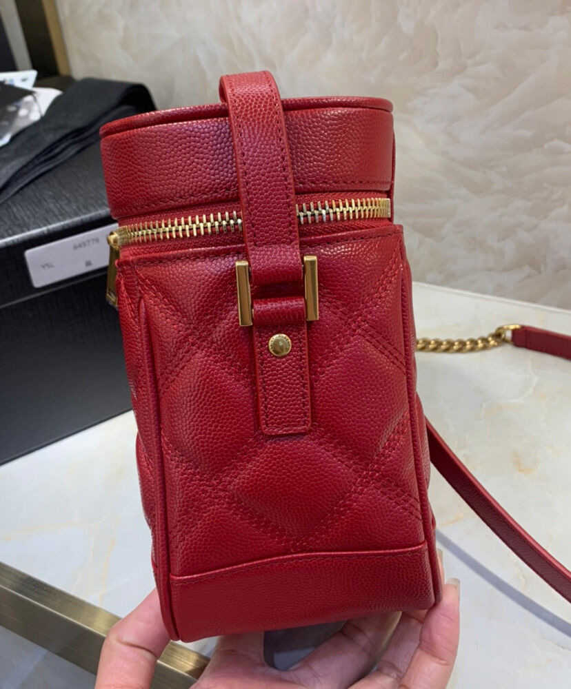 Saint Laurent 80 s Vanity Bag 649779 Red