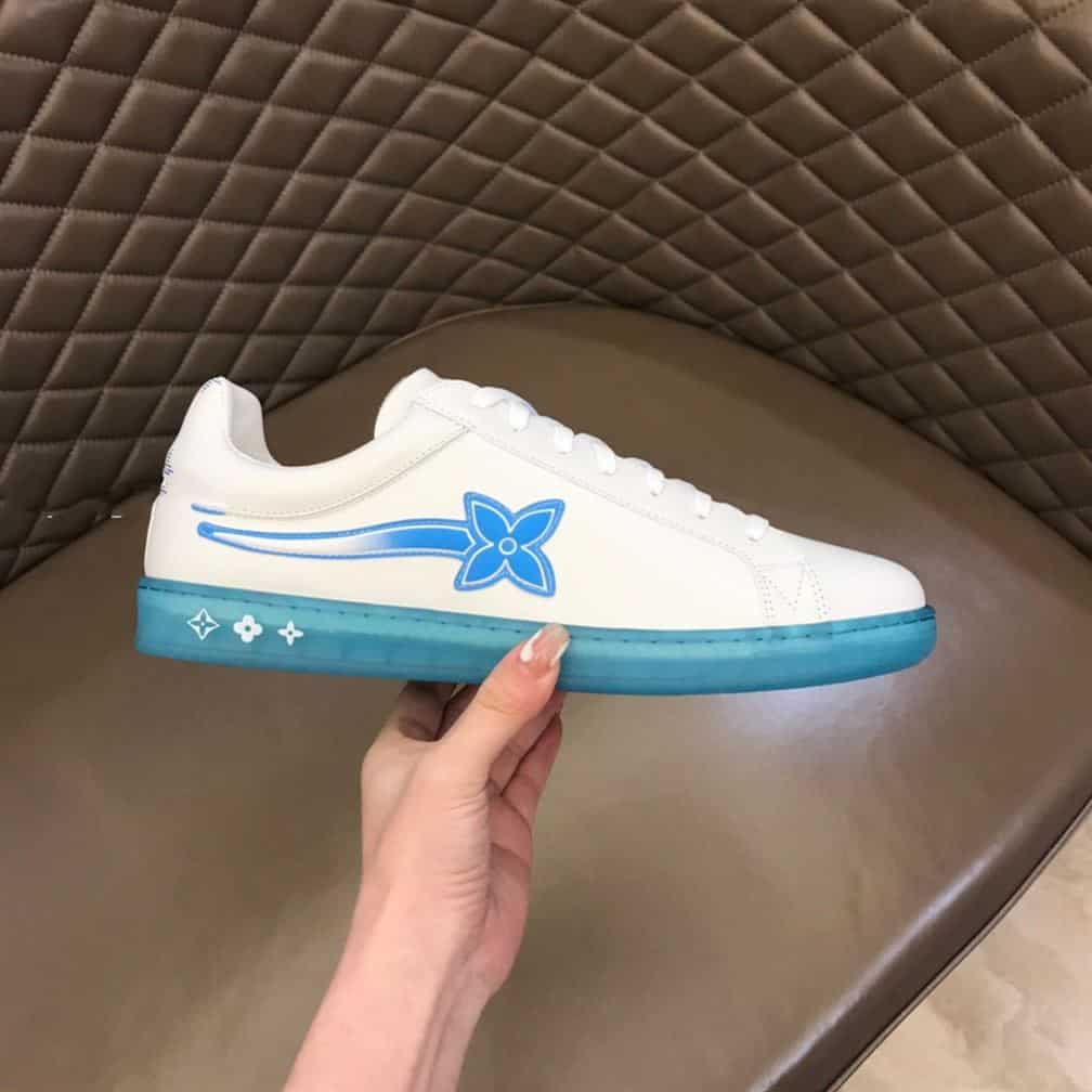 Louis Vuitton Luxembourg Samothrace Trainers In Marine   LSVT276