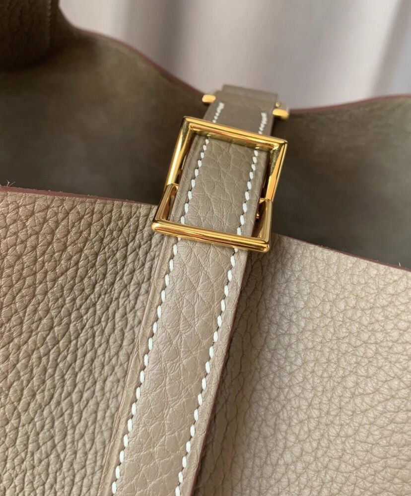 Hermes Picotin Lock Bag 22cm Gray