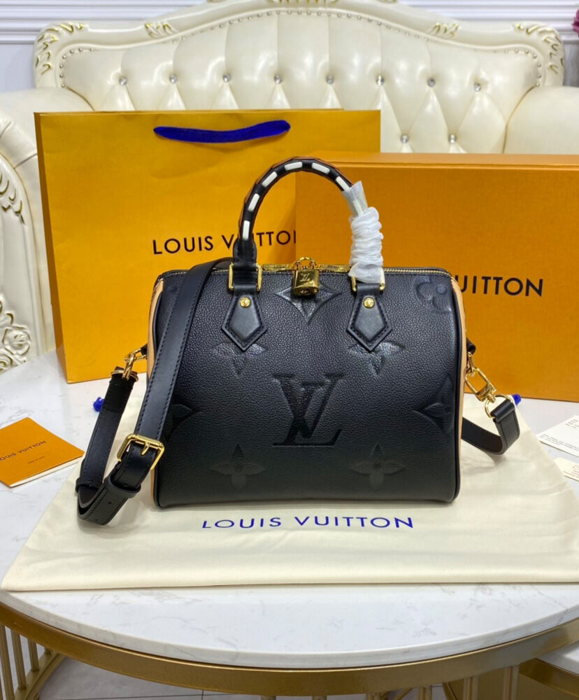Louis Vuitton Speedy Bandouliere 25 Bag M45840 Black