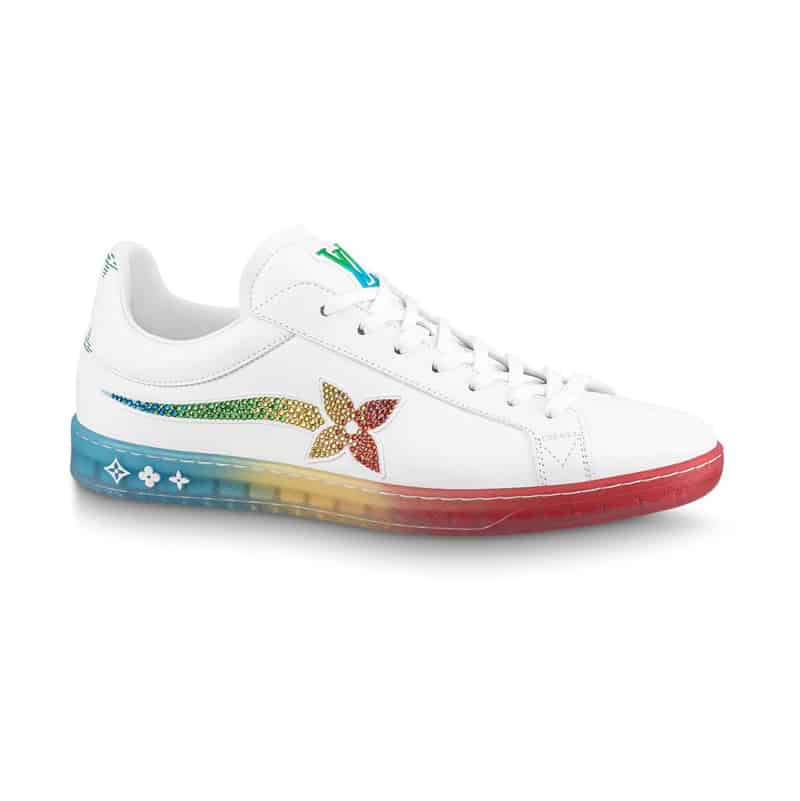 Louis Vuitton Luxembourg Samothrace Trainers In White   LSVT275