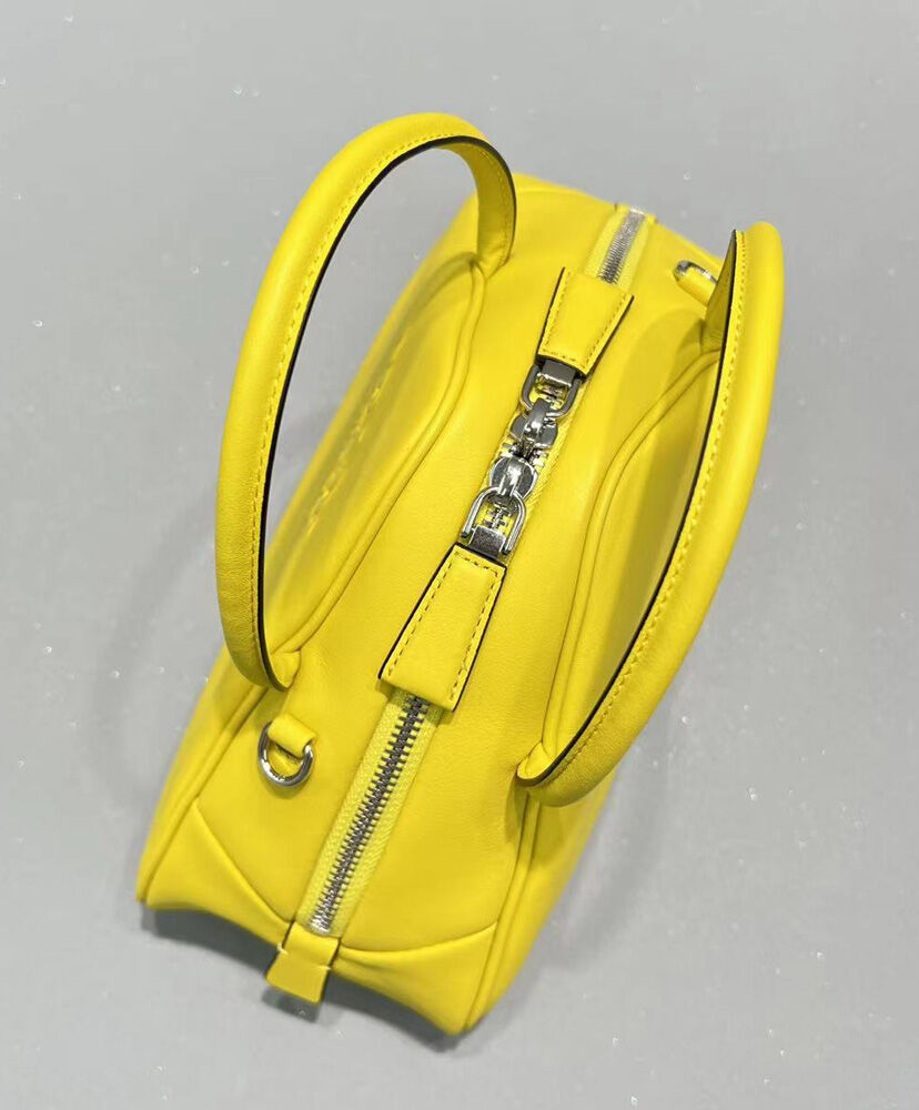 Prada Leather Prada Triangle Bag Yellow
