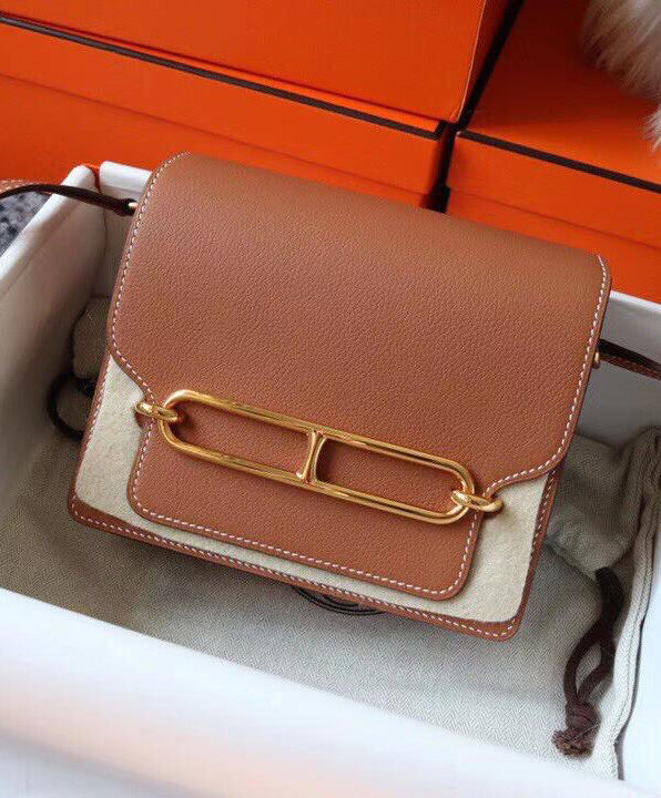 Hermes Roulis Mini Bag Coffee