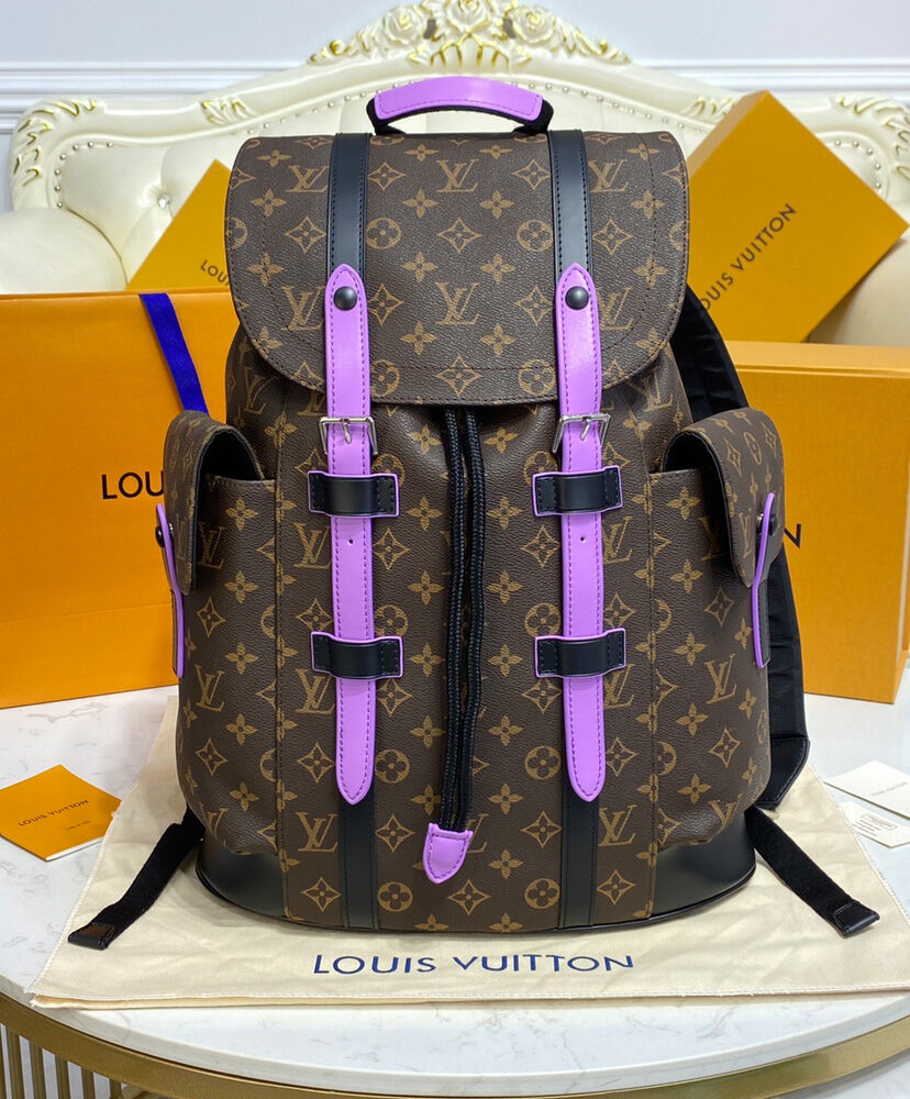Louis Vuitton Christopher MM M46272 Purple