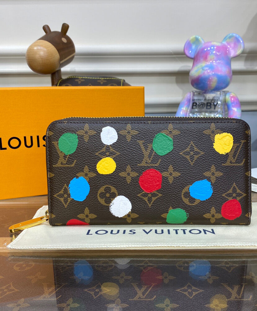 Louis Vuitton LV x YK Zippy Wallet M81864 Brown