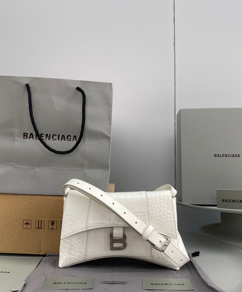 Balenciaga Downtown XS Shoulder Bag White