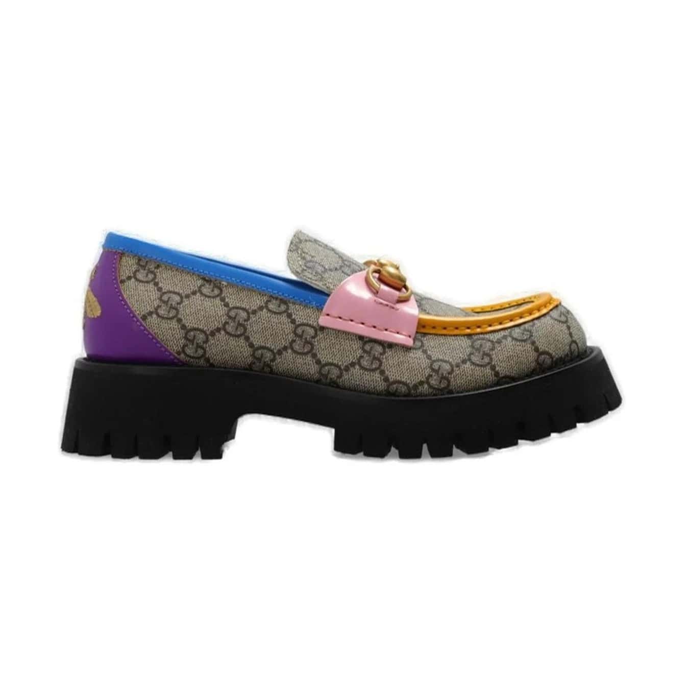 GG MONOGRAM-EMBELLISHED LOAFERS   LDG21