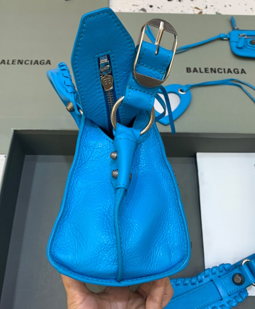 Balenciaga Neo Cagole XS Handbag Blue