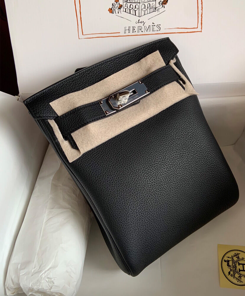 Hermes Hac a Dos PM Backpack H083589 Black