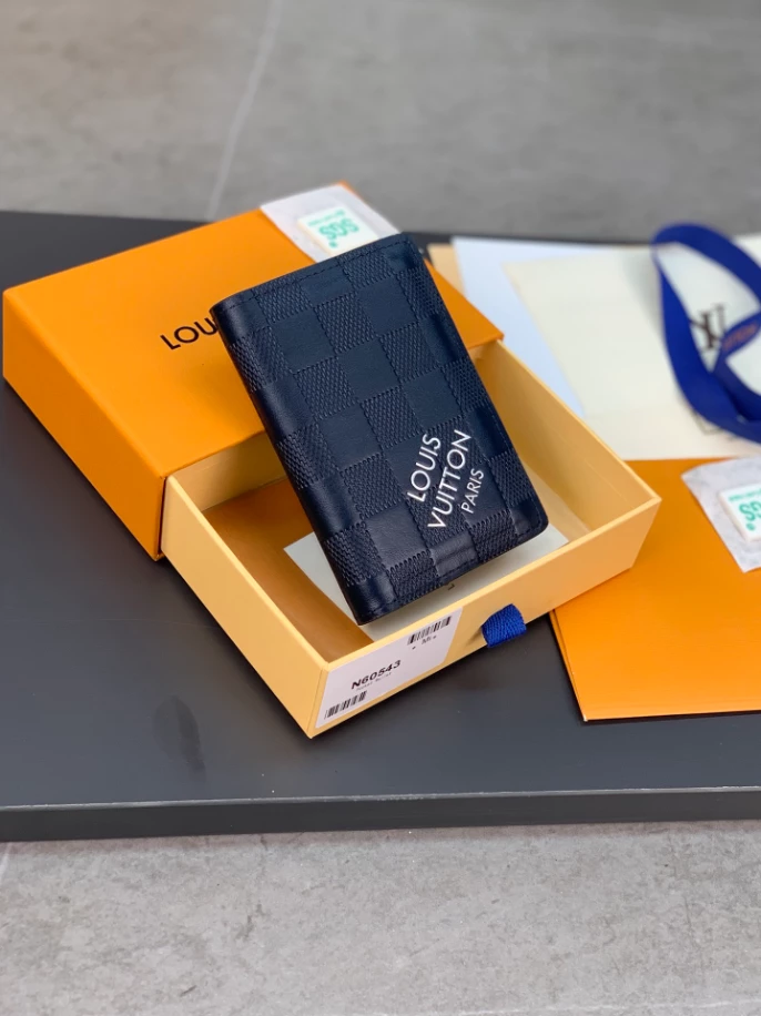 LV POCKET ORGANIZER DAMIER INFINI LEATHER   LBV403