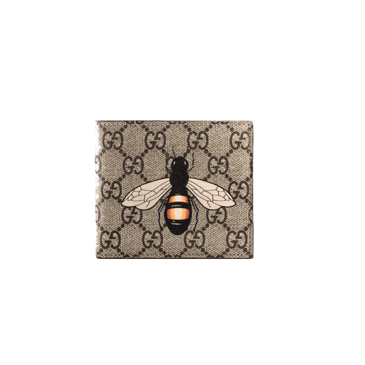 GUCCI BEE PRINT GG SUPREME WALLET