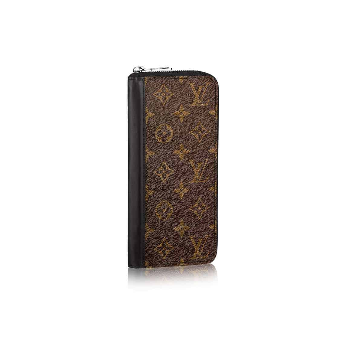 Louis Vuitton Zippy Wallet Vertical Monogram Macassar Canvas M60109   RRG069