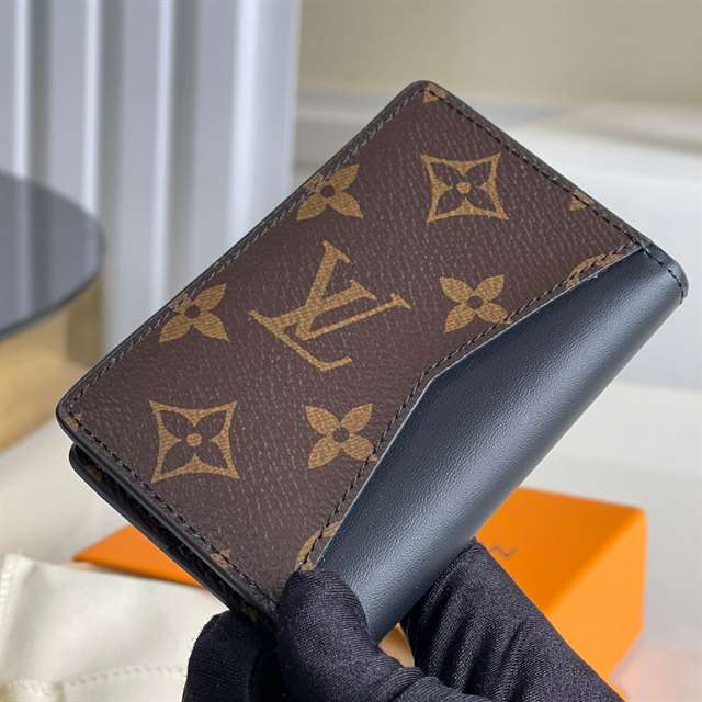 Louis Vuitton Pocket Organizer Monogram Macassar Canvas M60111   RRG012