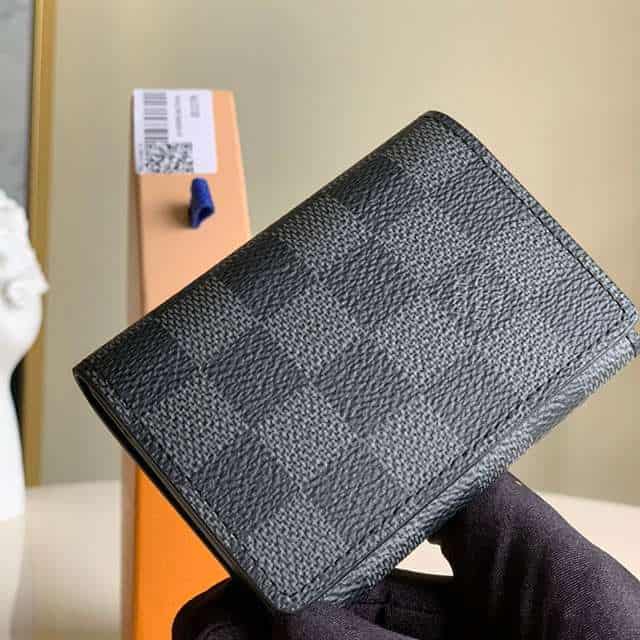 Louis Vuitton Envelope Carte De Visite Damier Graphite Canvas N63338   RRG048
